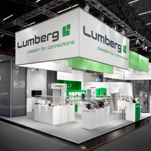 Messestand Lumberg Connect