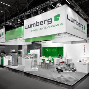 Messestand Lumberg Connect