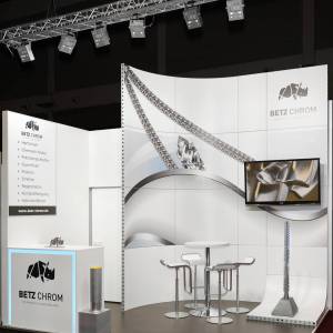 Messestand Betz Chrom