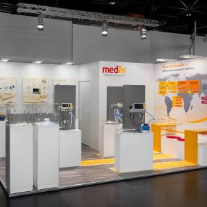 Messestand medin medical innovation