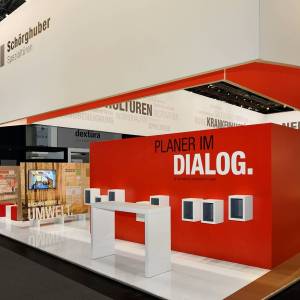 Messestand Schörghuber Spezialtüren