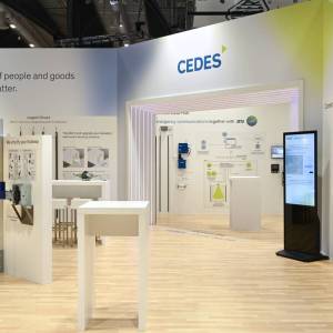 Cedes Messestand umgesetzt von Rappenglitz