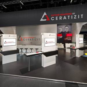 Messestand Cutting Solutin by Ceratizit