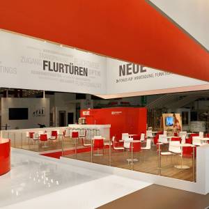 Messestand Schörghuber Spezialtüren