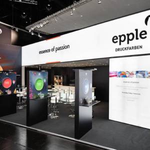 epple Druckfarben Messestand