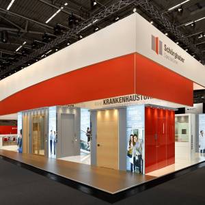 Messestand Schörghuber Spezialtüren
