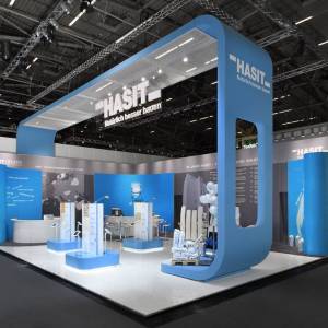 Messestand Hasit Trockenmörtel