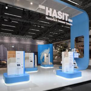 Messestand Hasit Trockenmörtel