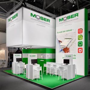 Messestand Moser