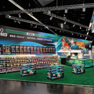 Messestand JBL Vorsprung durch Forschung - Karpfen