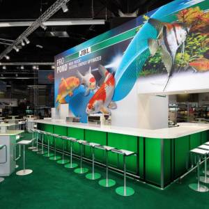 Messestand JBL Vorsprung durch Forschung - Karpfen