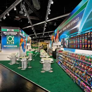 Messestand JBL Vorsprung durch Forschung - Karpfen