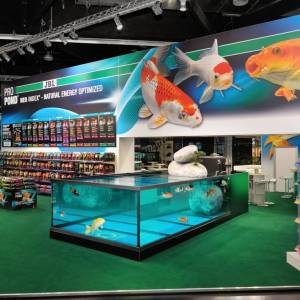 Messestand JBL Vorsprung durch Forschung - Karpfen