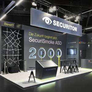 SECURITON Deutschland Messestand umgesetzt von Rappenglitz