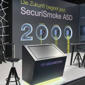 SECURITON Deutschland Messestand umgesetzt von Rappenglitz