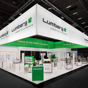 Messestand Lumberg Connect