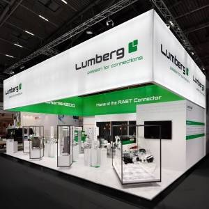 Messestand Lumberg Connect