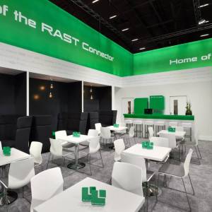 Messestand Lumberg Connect