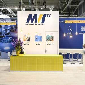 Stand MVTec, automatica 2025, München - umgesetzt von Messebau Rappenglitz