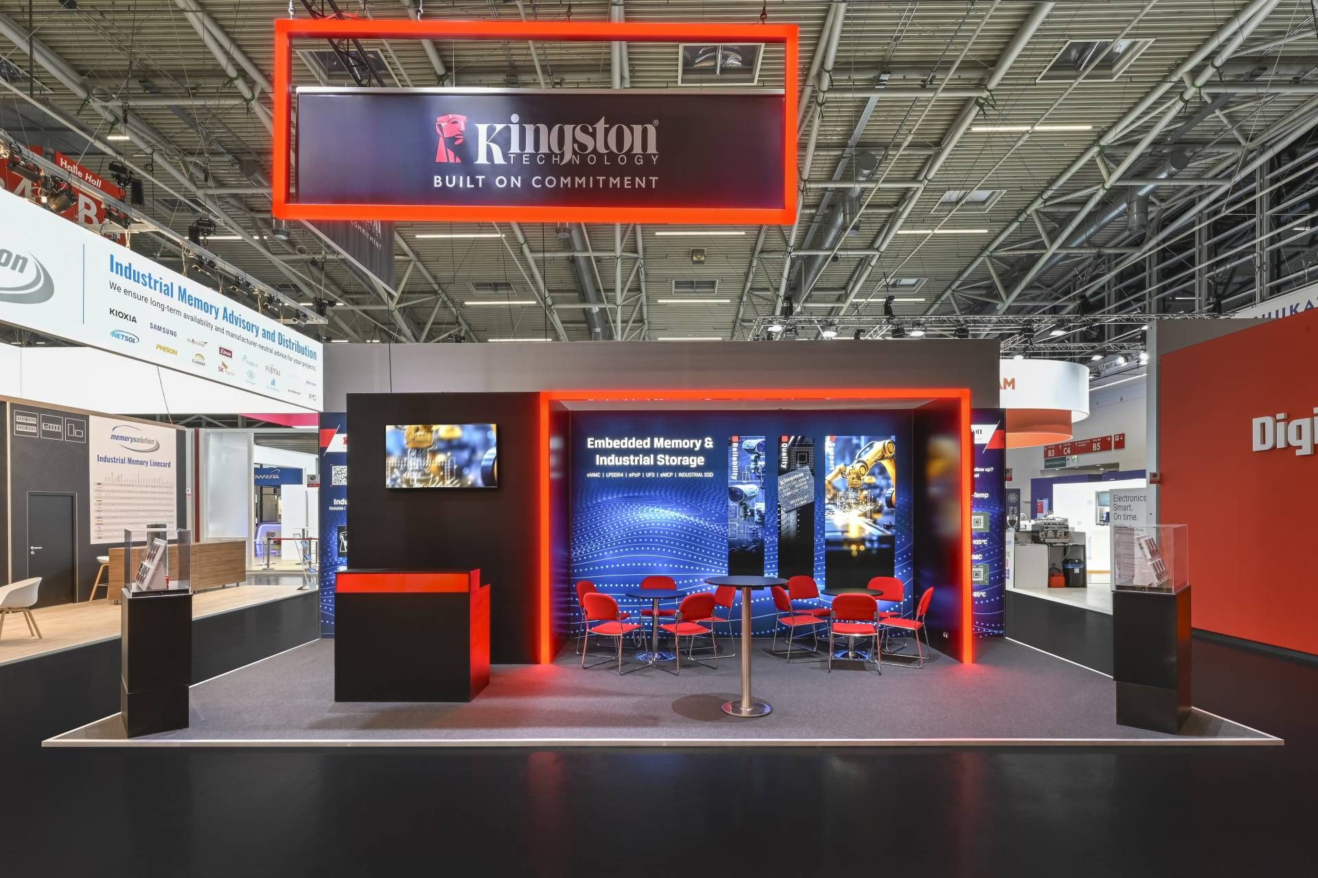 Kingston Messestand Electronica 2024