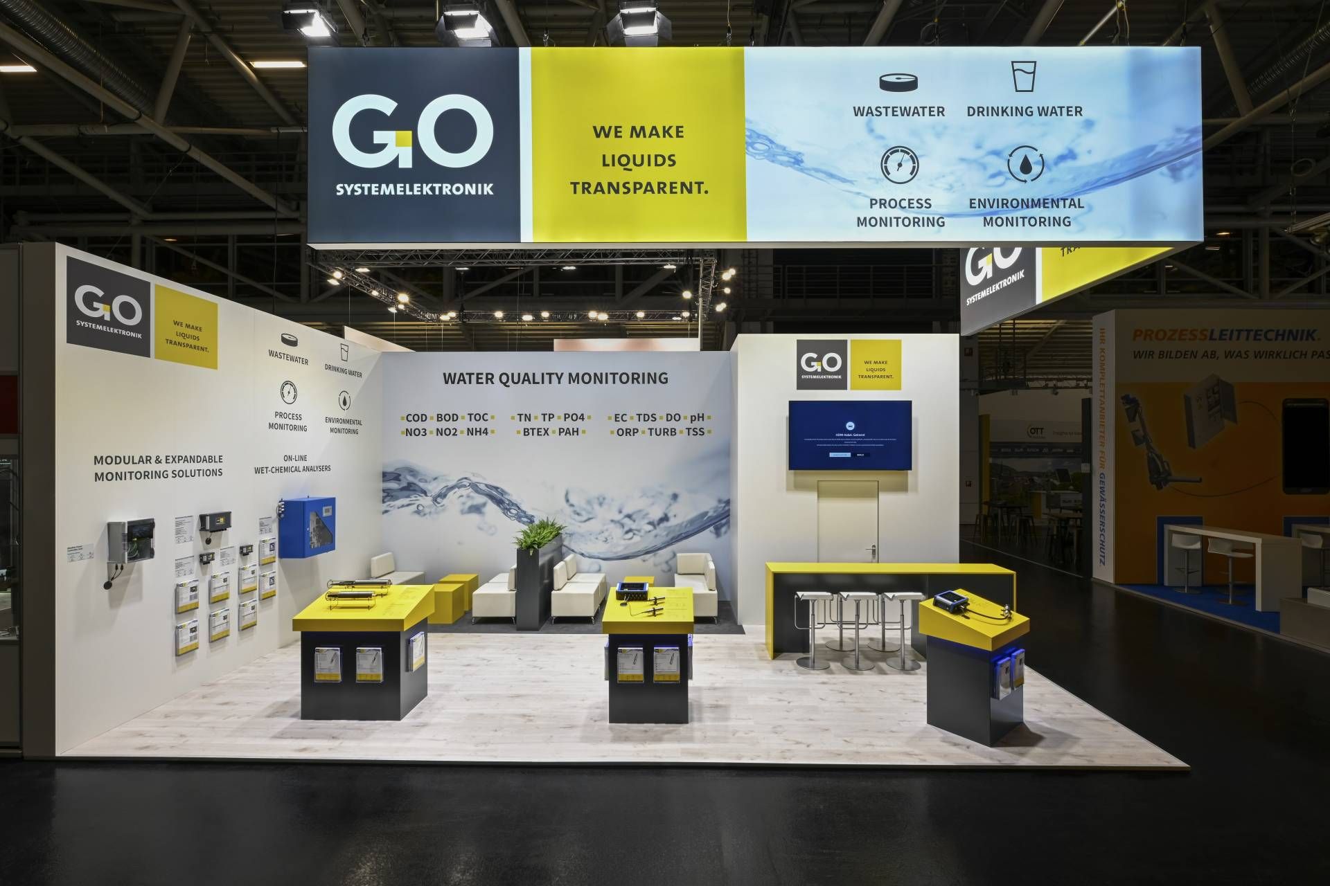 GO Systemelektronik Messestand IFAT 2024