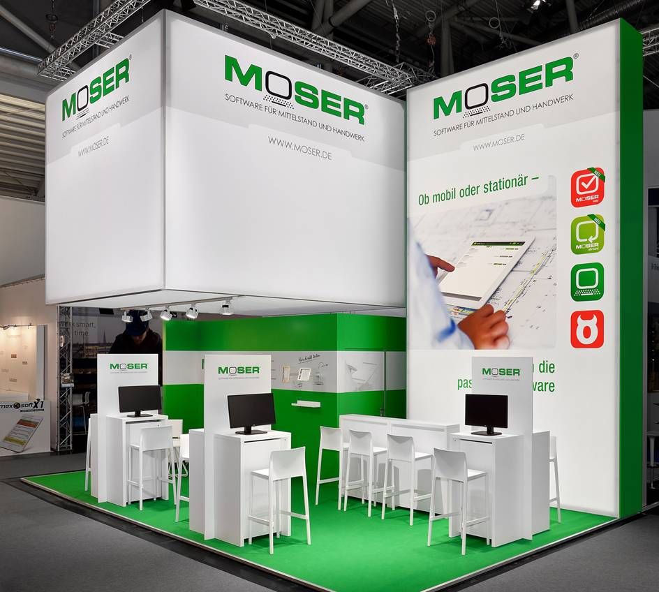 Messestand Moser