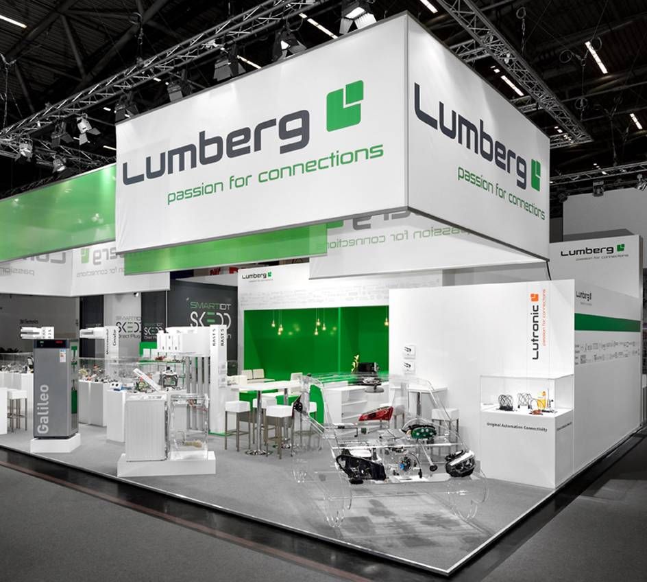 Messestand Lumberg Connect