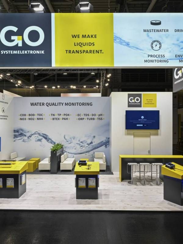 GO Systemelektronik Messestand
