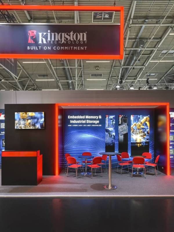 Kingston Messestand