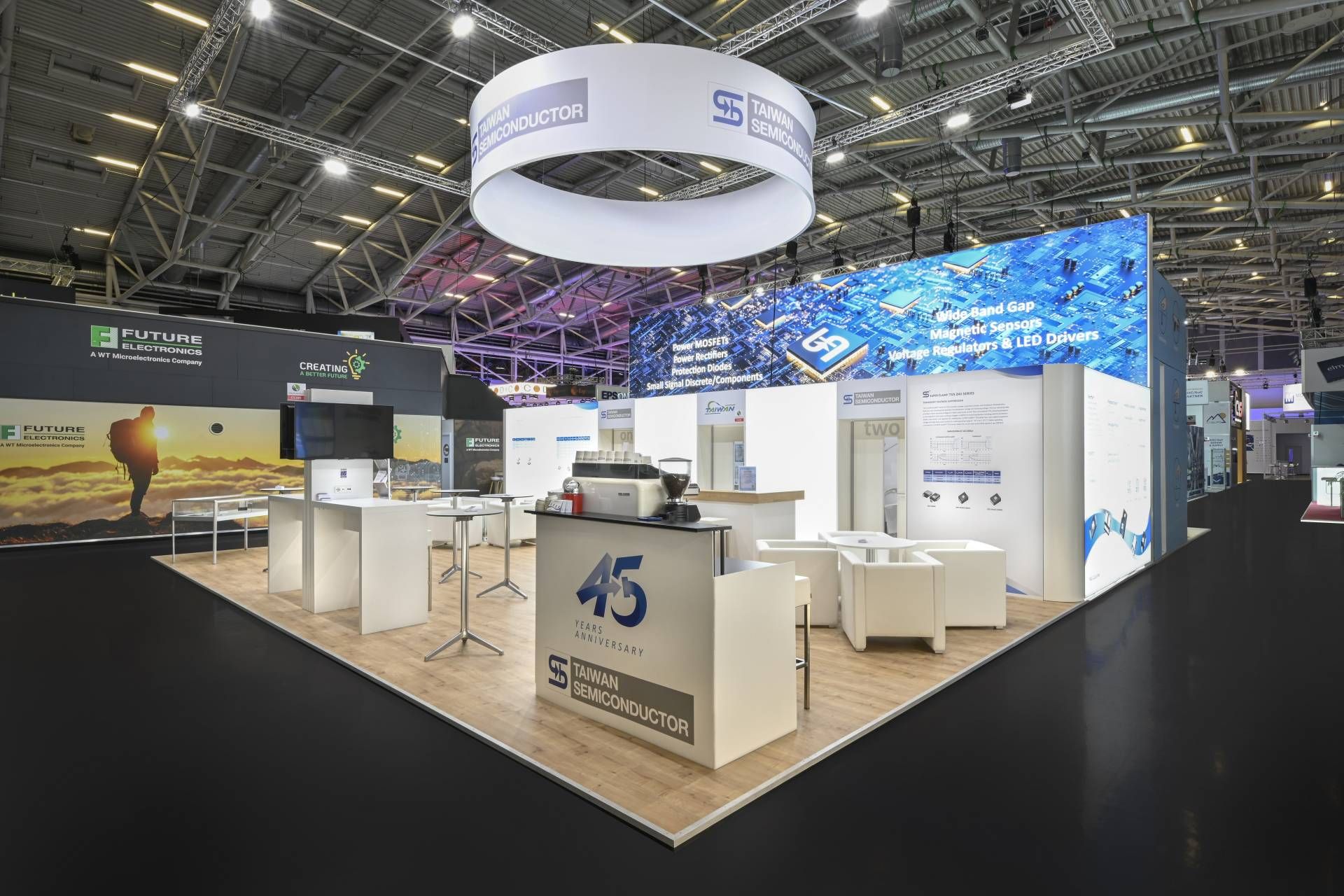 Taiwan Semiconductor Messestand Electronica 2024