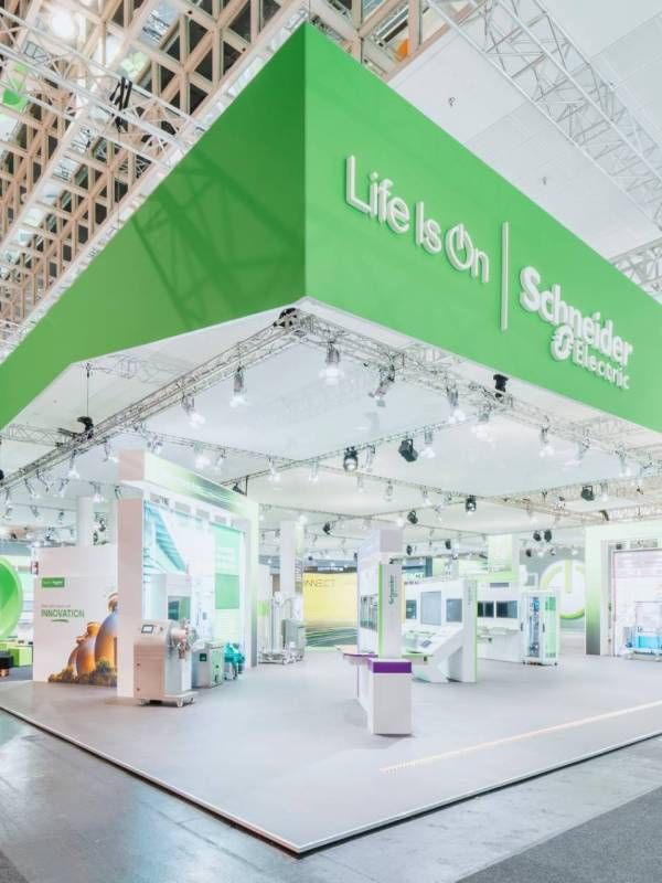 Schneider Electric Messestand