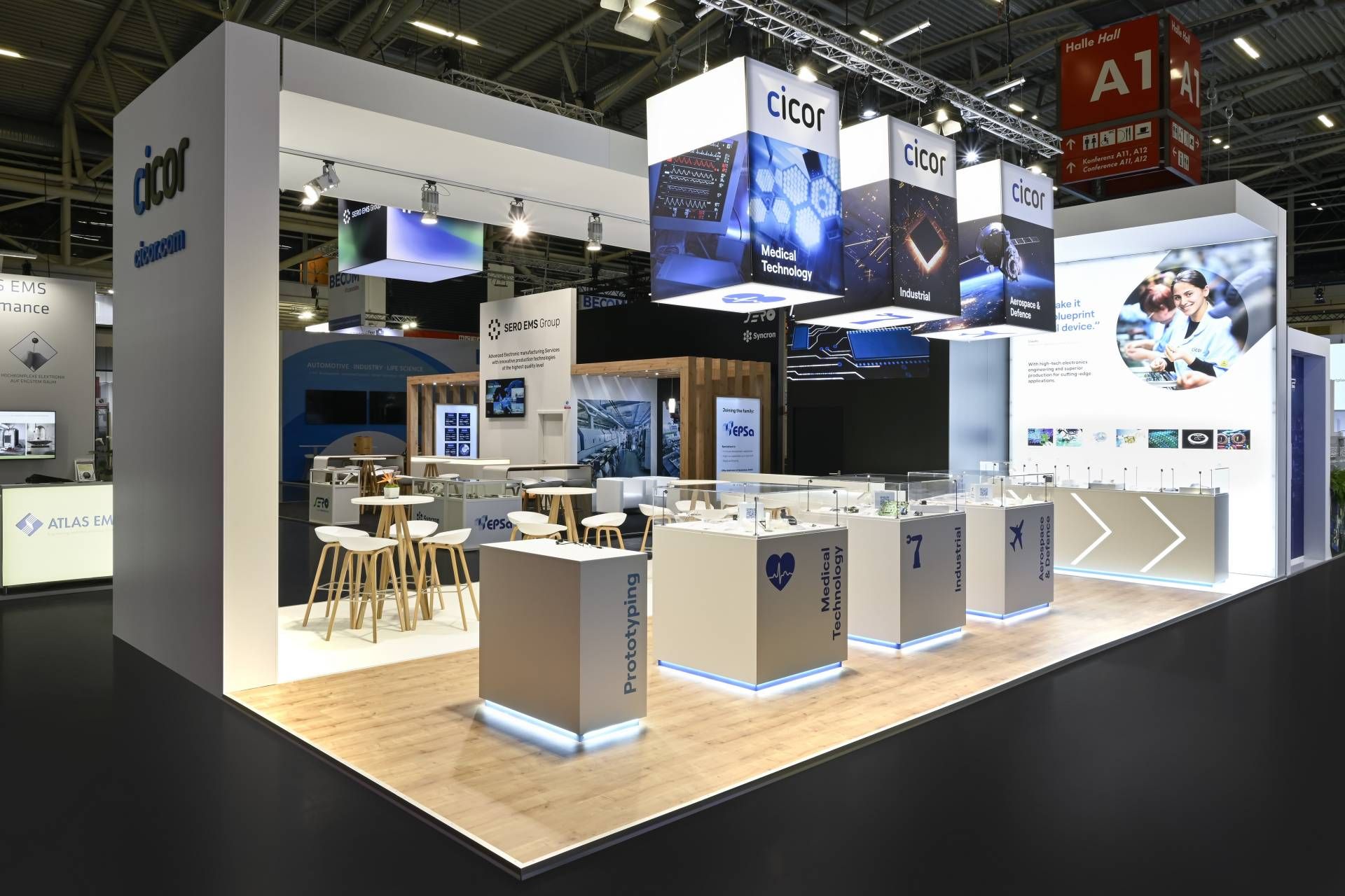 Cicor Messestand Electronica 2024