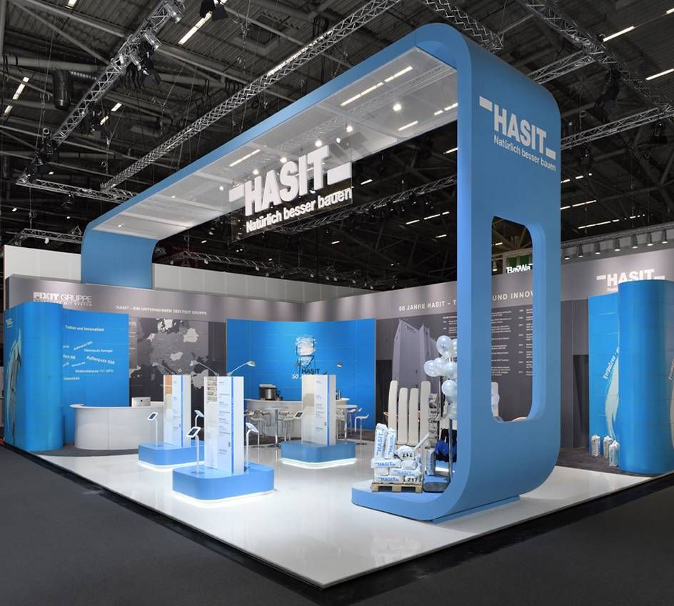 Messestand Hasit Trockenmörtel
