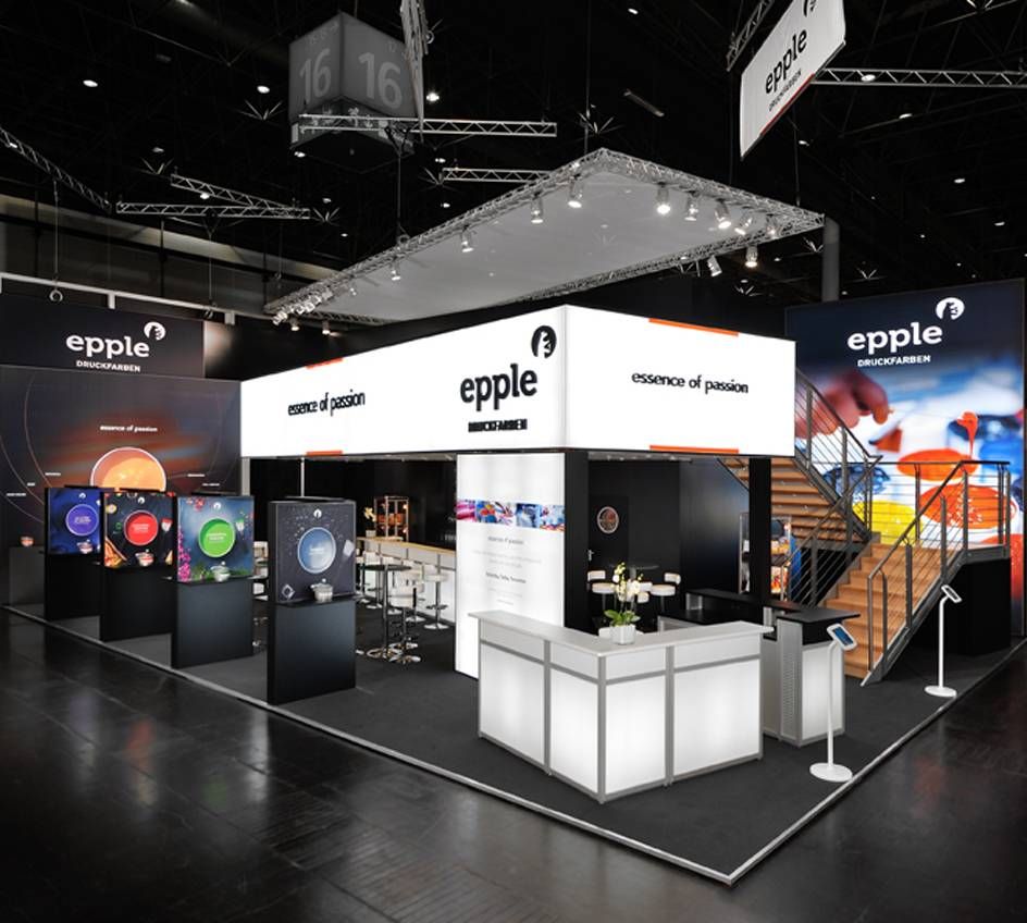 epple Druckfarben Messestand