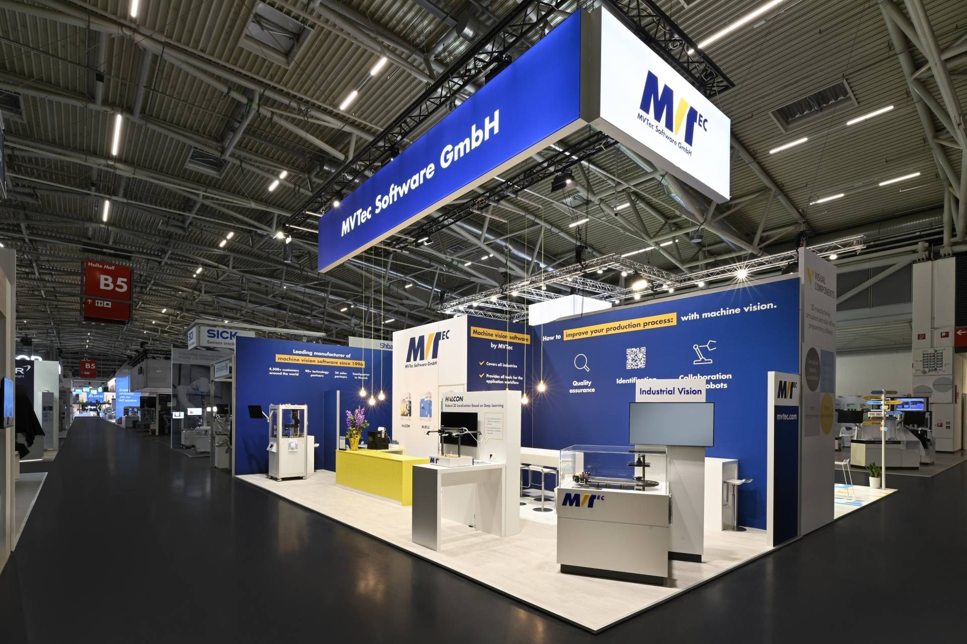 Stand MVTec, automatica 2025, München - umgesetzt von Messebau Rappenglitz