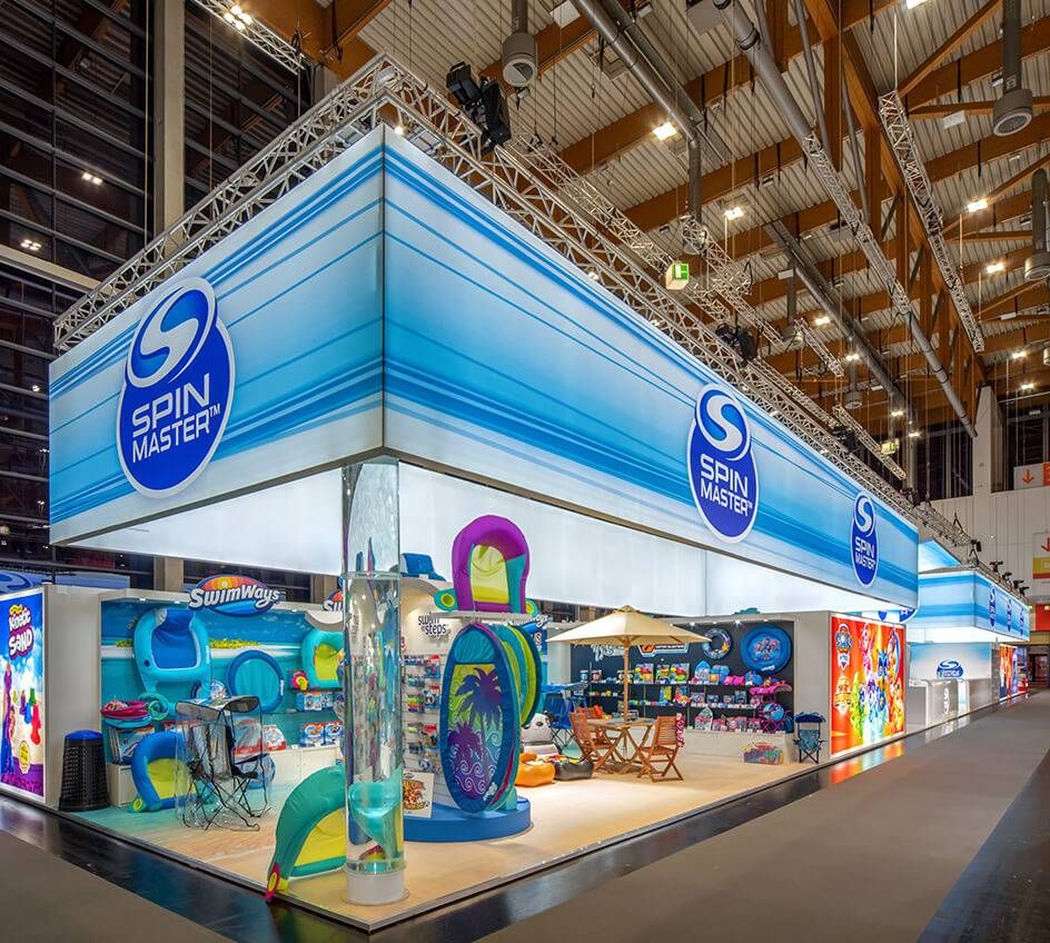 Messestand Spinmaster