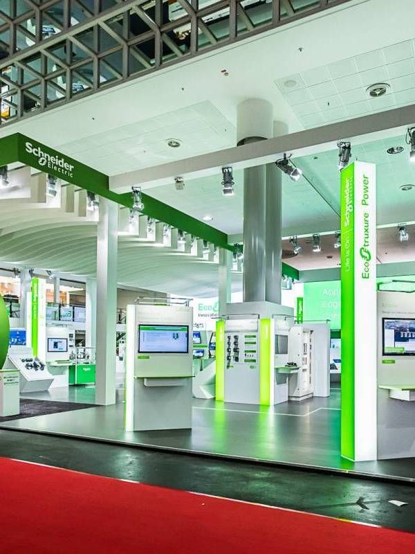 Schneider Electric Messestand